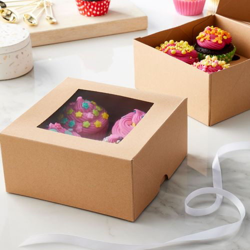 custom kraft cupcake boxes