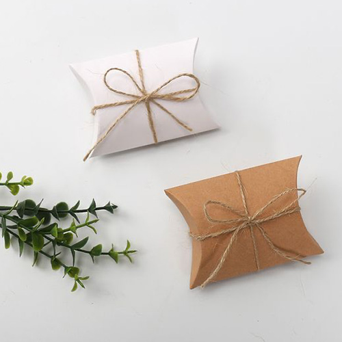 kraft paper pillow boxes