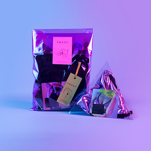 large holographic gift bags